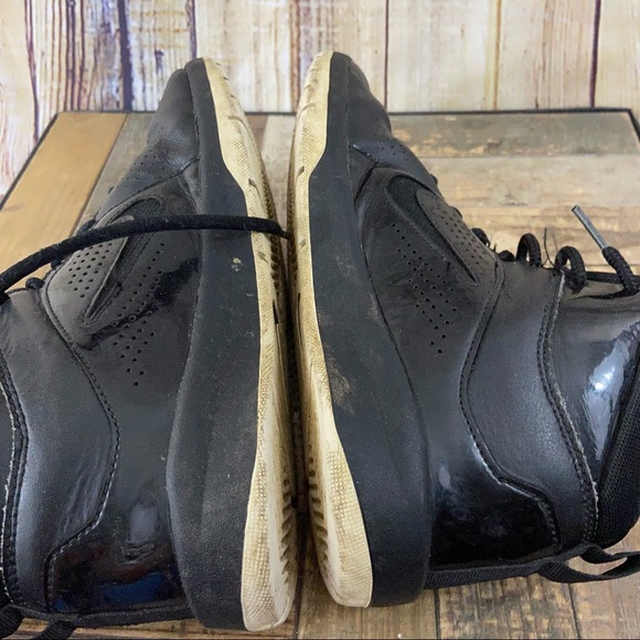 Nike Team Hustle atletics Bask black high top 5.5Y - Picture 5 of 7